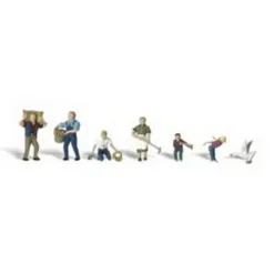 Woodland Scenics A2152 N Farm People Figures (Set of 6) - Model Train Junction: Quality Parts and Art Supplies