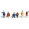 Woodland Scenics A2150 N Scenic Accents Commuter Figures (Set of 6) - Model Train Junction: Quality Parts and Art Supplies