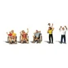 Woodland Scenics A2172 N Scenic Accents Spectator Figures (Set of 8) - Model Train Junction: Quality Parts and Art Supplies