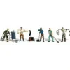 Woodland Scenics A2128 N Scenic Accents Roofer Figures (Set of 8) - Model Train Junction: Quality Parts and Art Supplies
