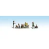 Woodland Scenics A2195 N Scenic Accents Dog Wash Figures (Set of 9) - Model Train Junction: Quality Parts and Art Supplies