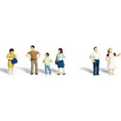Woodland Scenics A2125 N Scenic Accents Window Shopper Figures (Set of 6) - Model Train Junction: Quality Parts and Art Supplies