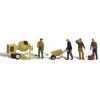 Woodland Scenics A2173 N Scenic Accents Masonry Worker Figures (Set of 11) - Model Train Junction: Quality Parts and Art Supplies