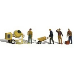 Woodland Scenics A2173 N Scenic Accents Masonry Worker Figures (Set of 11) - Model Train Junction: Quality Parts and Art Supplies