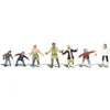 Woodland Scenics A2184 N Scenic Accents Ice Skater Figures (Set of 7) - Model Train Junction: Quality Parts and Art Supplies