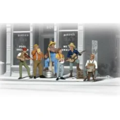 Woodland Scenics A2180 N Scenic Accents Jug Band Figures (Set of 6) - Model Train Junction: Quality Parts and Art Supplies