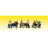 Woodland Scenics A2206 N Seated People On Benches Figures (Set of 6) - Model Train Junction: Quality Parts and Art Supplies