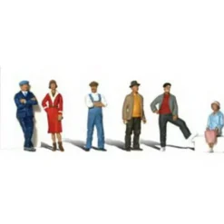 Woodland Scenics A2168 N Townspeople Figures (Set of 6) - Model Train Junction: Quality Parts and Art Supplies