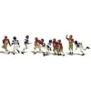 Woodland Scenics A2169 N Youth Football Player Figures (Set of 9) - Model Train Junction: Quality Parts and Art Supplies
