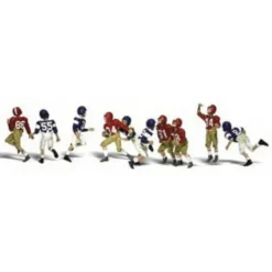 Woodland Scenics A2169 N Youth Football Player Figures (Set of 9) - Model Train Junction: Quality Parts and Art Supplies