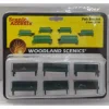 Woodland Scenics A2758 O Scenic Accents Park Benches (Pack of 6) - Model Train Junction: Quality Parts and Art Supplies