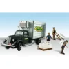 Woodland Scenics AS5557 HO AutoScenes Chip's Ice Truck (Pack of 5) - Model Train Junction: Quality Parts and Art Supplies