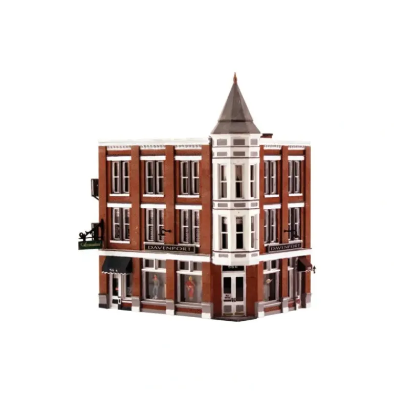 Woodland Scenics BR5039 HO Built-&-Ready Davenport Department Store Building - Model Train Junction: Quality Parts and Art Supplies
