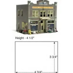 Woodland Scenics BR5022 HO Built-&-Ready Harrison's Hardware Building - Model Train Junction: Quality Parts and Art Supplies