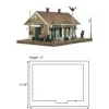 Woodland Scenics BR5023 HO Built-&-Ready Dansbury Depot Building - Model Train Junction: Quality Parts and Art Supplies
