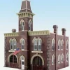 Woodland Scenics BR5034 HO Built-&-Ready Firehouse Building - Model Train Junction: Quality Parts and Art Supplies