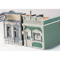 Woodland Scenics D224 HO Doctor's Office & Shoe Repair Building Kit - Model Train Junction: Quality Parts and Art Supplies