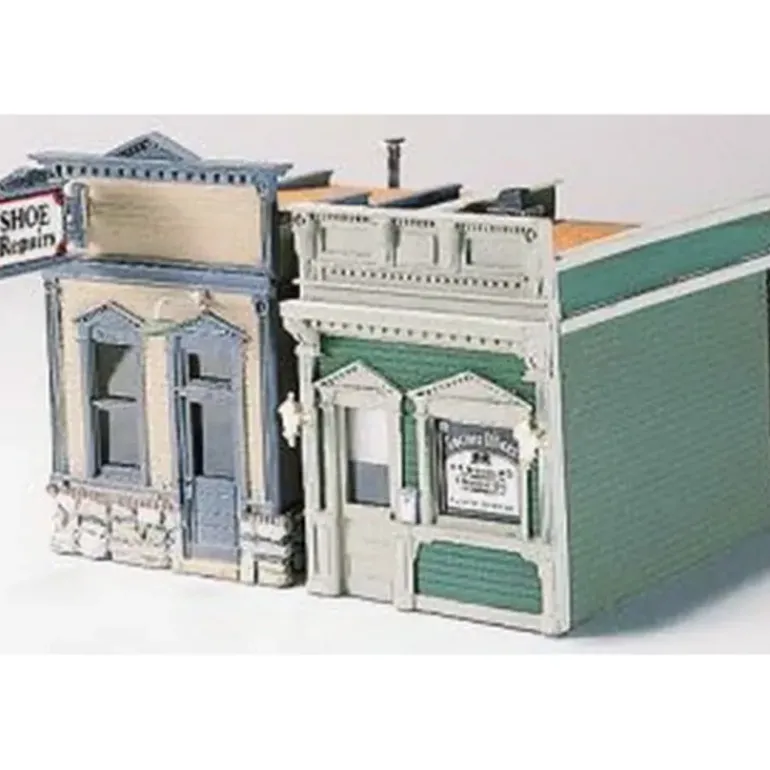 Woodland Scenics D224 HO Doctor's Office & Shoe Repair Building Kit - Model Train Junction: Quality Parts and Art Supplies