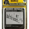 Woodland Scenics D206 HO Scale Assorted Mailboxes Metal Castings Kit(Pack of 17) - Model Train Junction: Quality Parts and Art Supplies