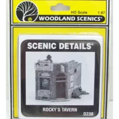 Woodland Scenics D238 HO Scenic Details Rocky's Tavern Building Kit - Model Train Junction: Quality Parts and Art Supplies