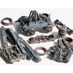 Woodland Scenics D202 HO Scenic Details Trackside Junk Set - Model Train Junction: Quality Parts and Art Supplies
