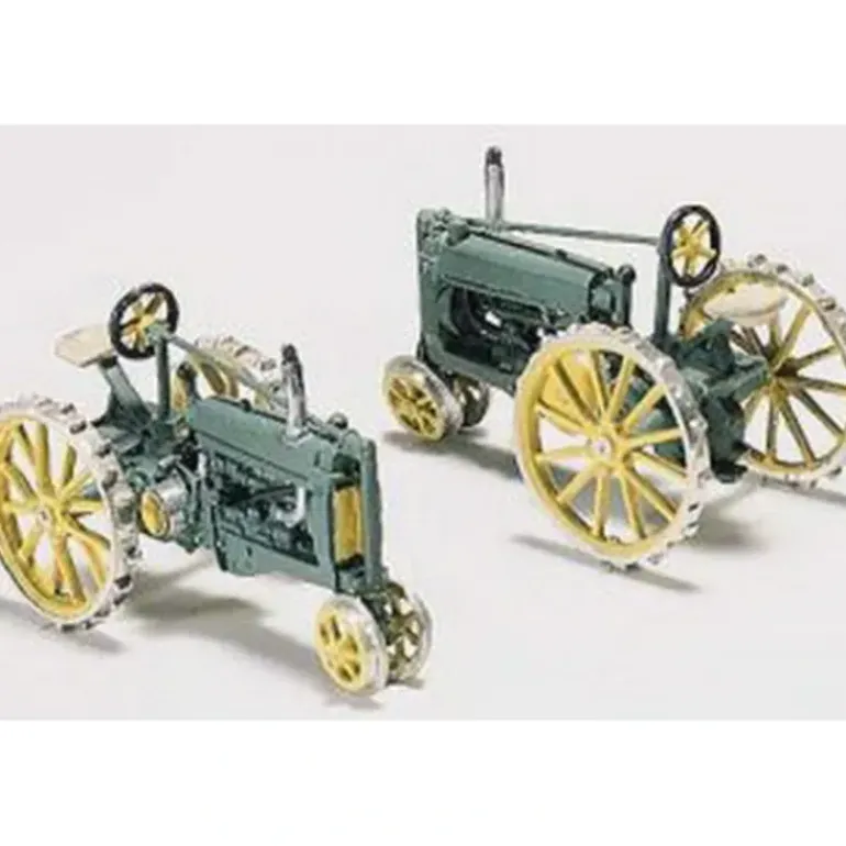 Woodland Scenics D211 HO Scenic Details 1929-1938 Farm Tractors Kit (Pack of 2) - Model Train Junction: Quality Parts and Art Supplies