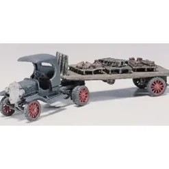 Woodland Scenics D244 HO Scenic Details Flat Bed & Tractor Diamond T Kit - Model Train Junction: Quality Parts and Art Supplies