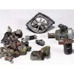 Woodland Scenics D225 HO Scenic Details Industrial Junk Set - Model Train Junction: Quality Parts and Art Supplies