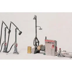 Woodland Scenics D232 HO Scenic Details Diesel Fuel Facility Kit - Model Train Junction: Quality Parts and Art Supplies