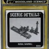 Woodland Scenics D243 HO Scenic Details Rural Sawmill Kit - Model Train Junction: Quality Parts and Art Supplies