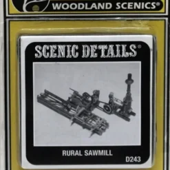 Woodland Scenics D243 HO Scenic Details Rural Sawmill Kit - Model Train Junction: Quality Parts and Art Supplies