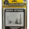 Woodland Scenics D229 HO Scenic Details Steam Engine and Hammer Mill Kit - Model Train Junction: Quality Parts and Art Supplies
