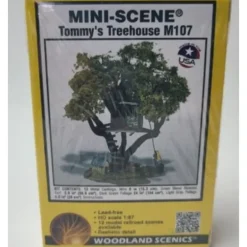 Woodland Scenics M107 HO Mini-Scene Tommy's Treehouse Kit - Model Train Junction: Quality Parts and Art Supplies