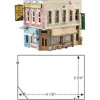 Woodland Scenics PF5182 HO Main Street Mercantile Building Kit - Model Train Junction: Quality Parts and Art Supplies