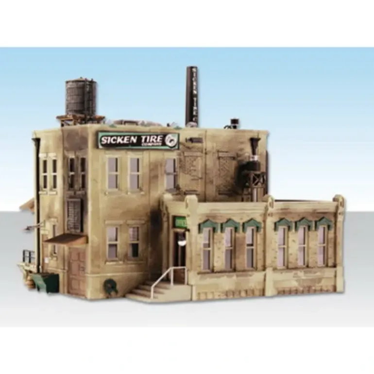 Woodland Scenics PF5184 HO Sicken Tire Company Building Kit - Model Train Junction: Quality Parts and Art Supplies