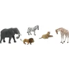 Woodland Scenics SP4346 Scene-A-Rama African Wildlife Figures (Set of 5) - Model Train Junction: Quality Parts and Art Supplies