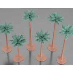 Woodland Scenics SP4152 Scene-A-Rama 3" - 5" Palm Trees (Pack of 6) - Model Train Junction: Quality Parts and Art Supplies
