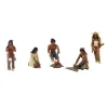 Woodland Scenics SP4343 Scene-A-Rama Native American Figures (Set of 5) - Model Train Junction: Quality Parts and Art Supplies