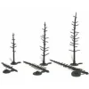 Woodland Scenics TR1124 2 1/2" - 4" Pine Tree Armatures Plastic Kit (Pack of 70) - Model Train Junction: Quality Parts and Art Supplies