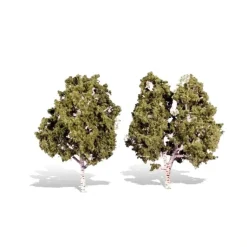 Woodland Scenics TR3536 N, HO & O Scale Waters Edge Deciduous Trees (Pack of 2) - Model Train Junction: Quality Parts and Art Supplies