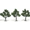 Woodland Scenics TR1510 N/HO/O 4"- 5" Medium Green Realistic Trees (Pack of 3) - Model Train Junction: Quality Parts and Art Supplies