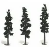 Woodland Scenics TR1562 6" - 7" Conifer Green Realistic Trees (Pack of 3) - Model Train Junction: Quality Parts and Art Supplies