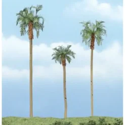 Woodland Scenics TR1617 4.5" / 3" / 4" Royal Palm Ready-Made Premium Trees - Model Train Junction: Quality Parts and Art Supplies