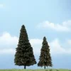 Woodland Scenics TR1626 4" , 5" Evergreen Ready-Made Premium Tree (Pack of 2) - Model Train Junction: Quality Parts and Art Supplies