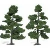 Woodland Scenics TR1518 7" - 8" Medium Green Realistic Trees (Pack of 2) - Model Train Junction: Quality Parts and Art Supplies