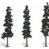 Woodland Scenics TR1563 7" - 8" Conifer Green Realistic Trees (Pack of 3) - Model Train Junction: Quality Parts and Art Supplies