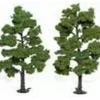 Woodland Scenics TR1515 6" - 7" Light Green Realistic Trees (Pack of 2) - Model Train Junction: Quality Parts and Art Supplies