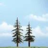 Woodland Scenics TR1627 4",5" Lodge Pole Ready-Made Premium Tree (Pack of 2) - Model Train Junction: Quality Parts and Art Supplies