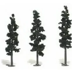Woodland Scenics TR1106 6"-8" Pines Conifer Green Tree Kits (Pack of 16) - Model Train Junction: Quality Parts and Art Supplies
