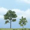 Woodland Scenics TR1607 3",1.75" Locust Ready-Made Premium Trees (Pack of 2) - Model Train Junction: Quality Parts and Art Supplies